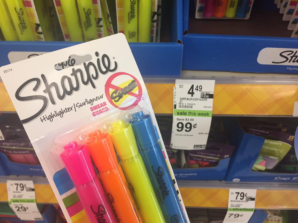 Sharpie Highlighters Deal At Walgreens