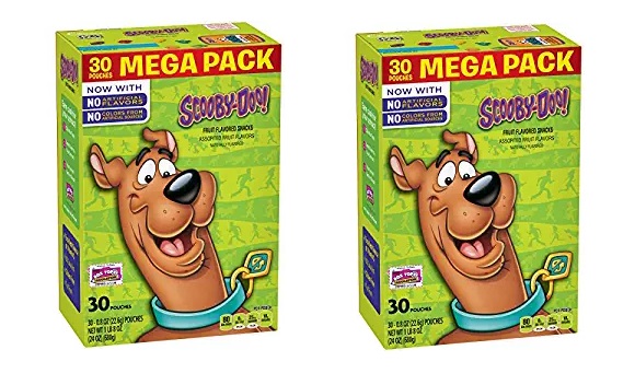 Betty Crocker Scooby Doo Fruit Flavored Snacks 30 Pack