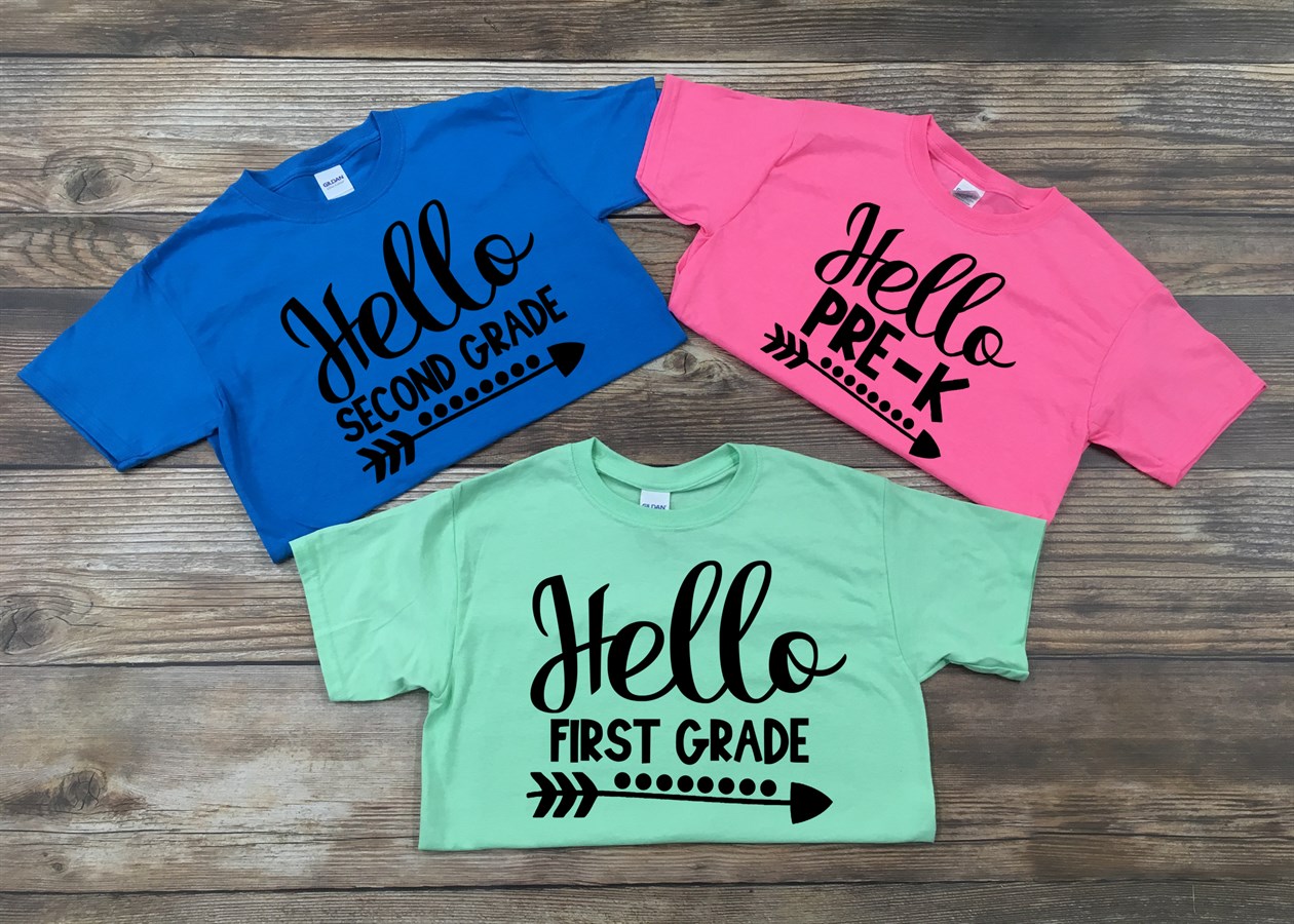First Day Of School Hello Tee