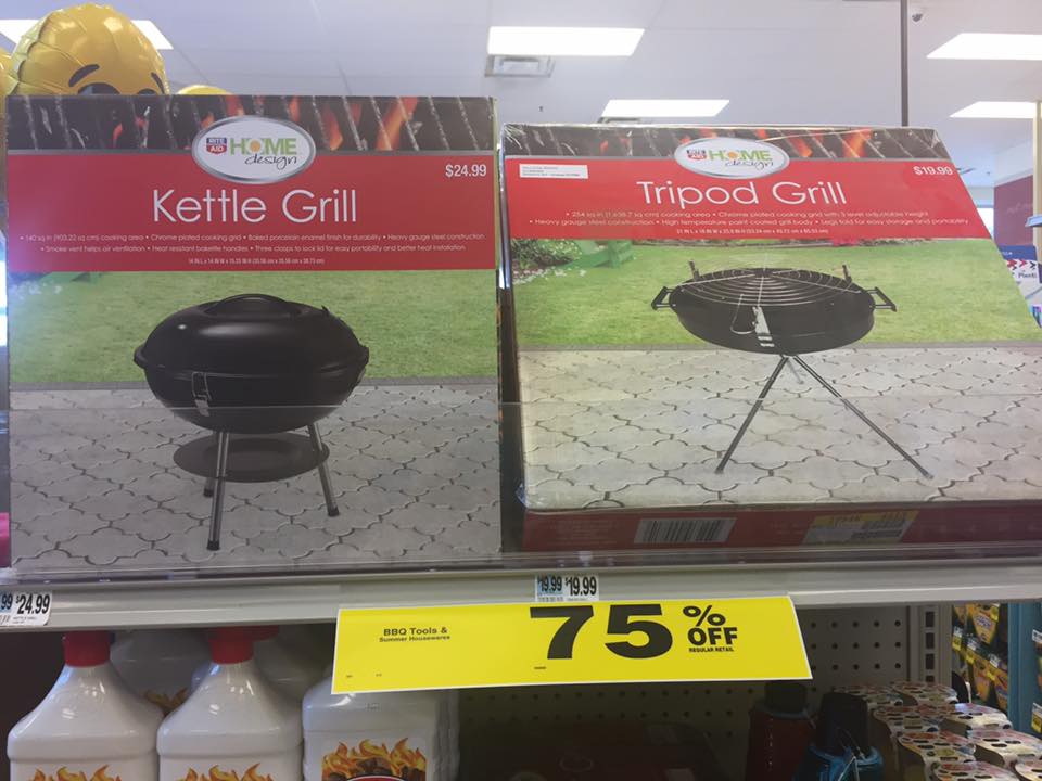 Rite Aid Summer Clearance 75% Off Grills