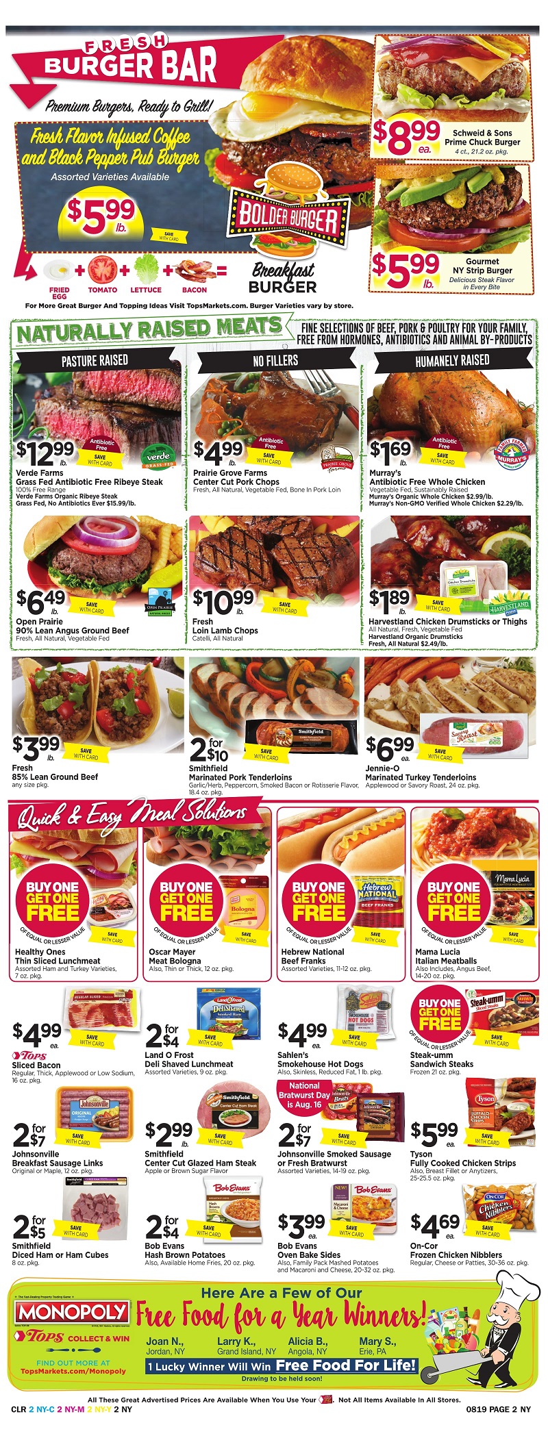 Tops Markets Ad Scan Week Of 8 13 Page 2