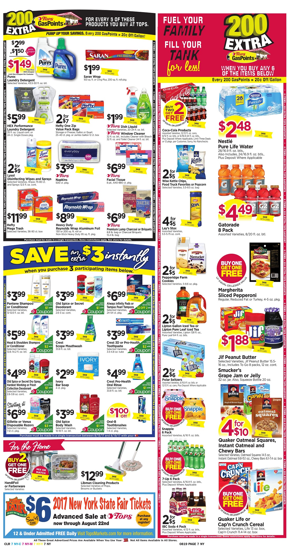 Tops Markets Ad Scan Week Of 8 13 Page 7