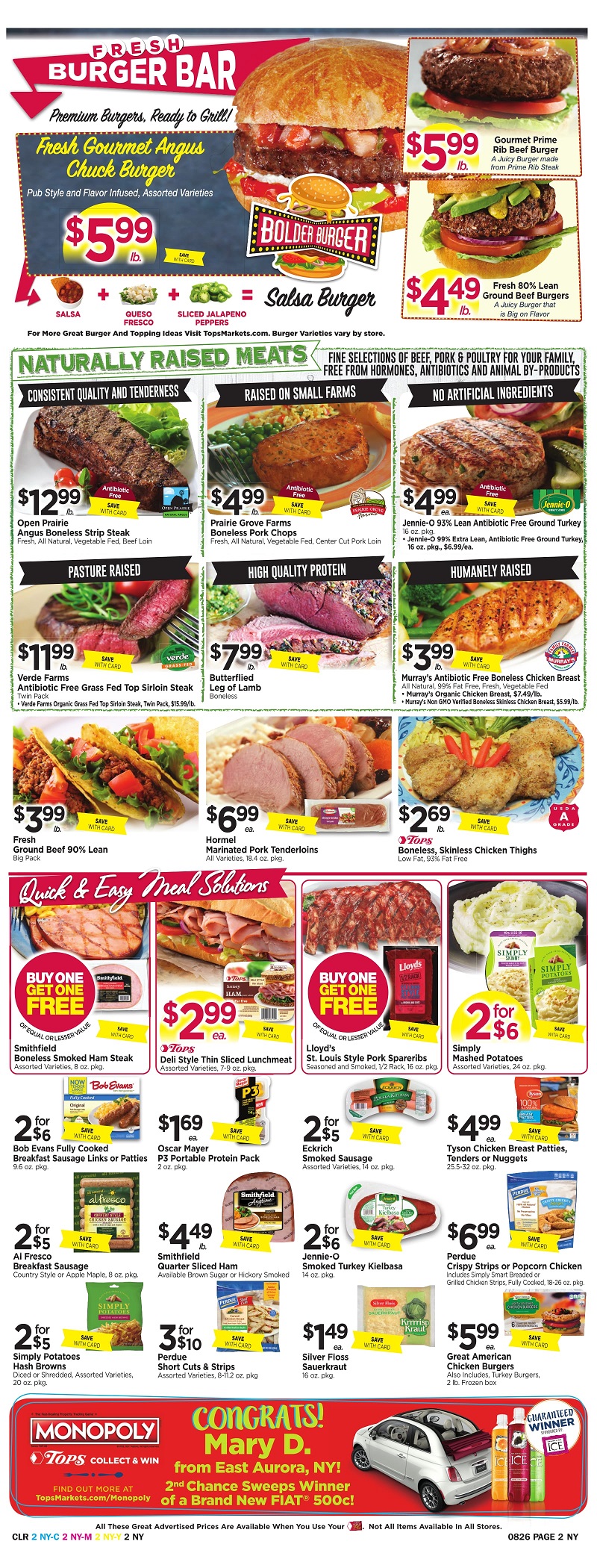 Tops Markets Ad Scan Week Of 8 20 Page 2