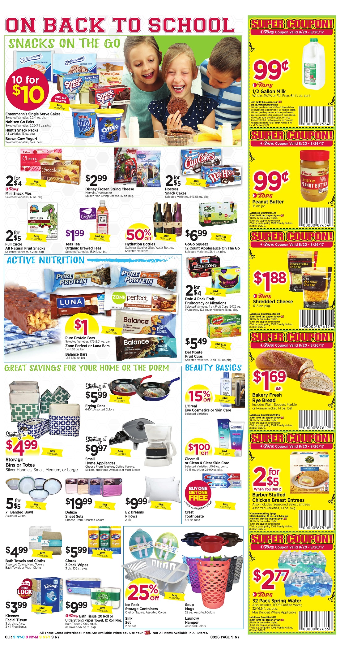 Tops Markets Ad Scan Week Of 8 20 Page 9