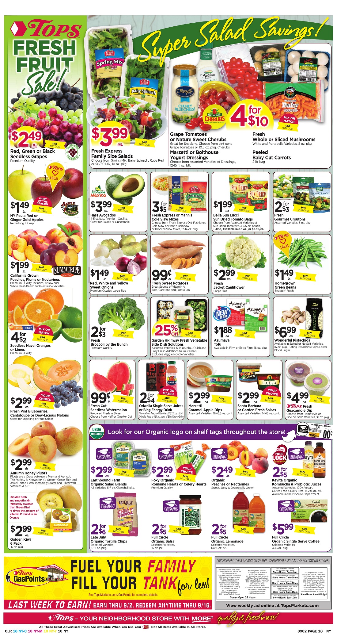 Tops Markets Ad Scan Week Of 8 27 Page 10