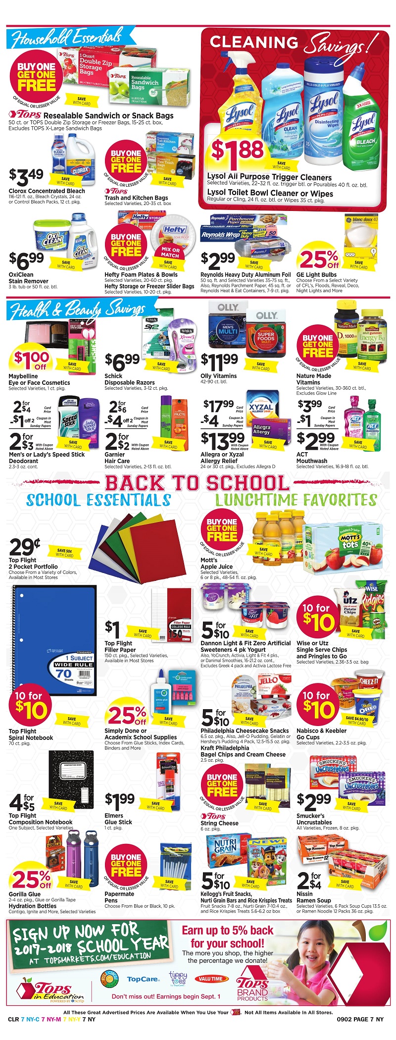 Tops Markets Ad Scan Week Of 8 27 Page 7