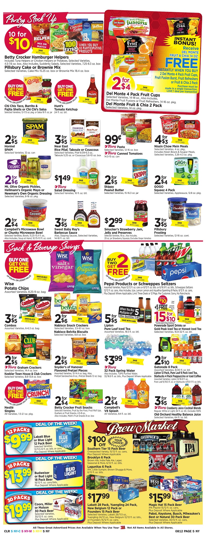 Tops Markets Ad Scan Week Of 8 6 Page 5