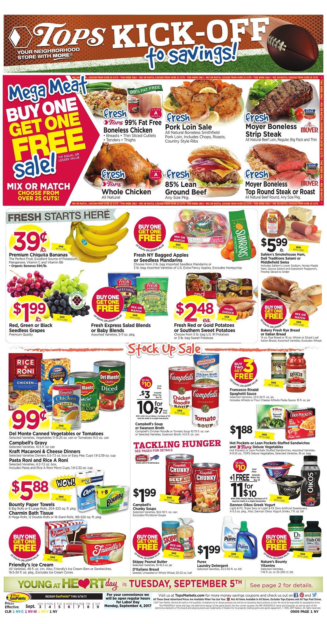 Tops Markets Ad Scan Week Of 9 3 Page 1