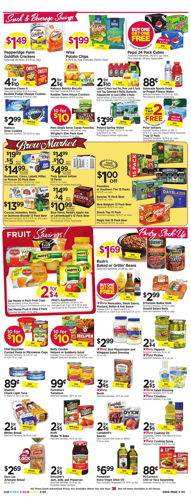 Tops Markets Ad Scan Week Of 9 3 Page 5