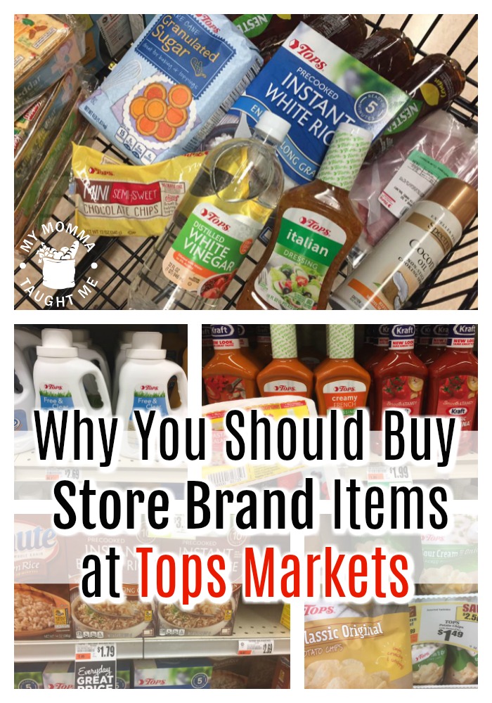 Why You Should Buy Store Brand Items At Tops Markets