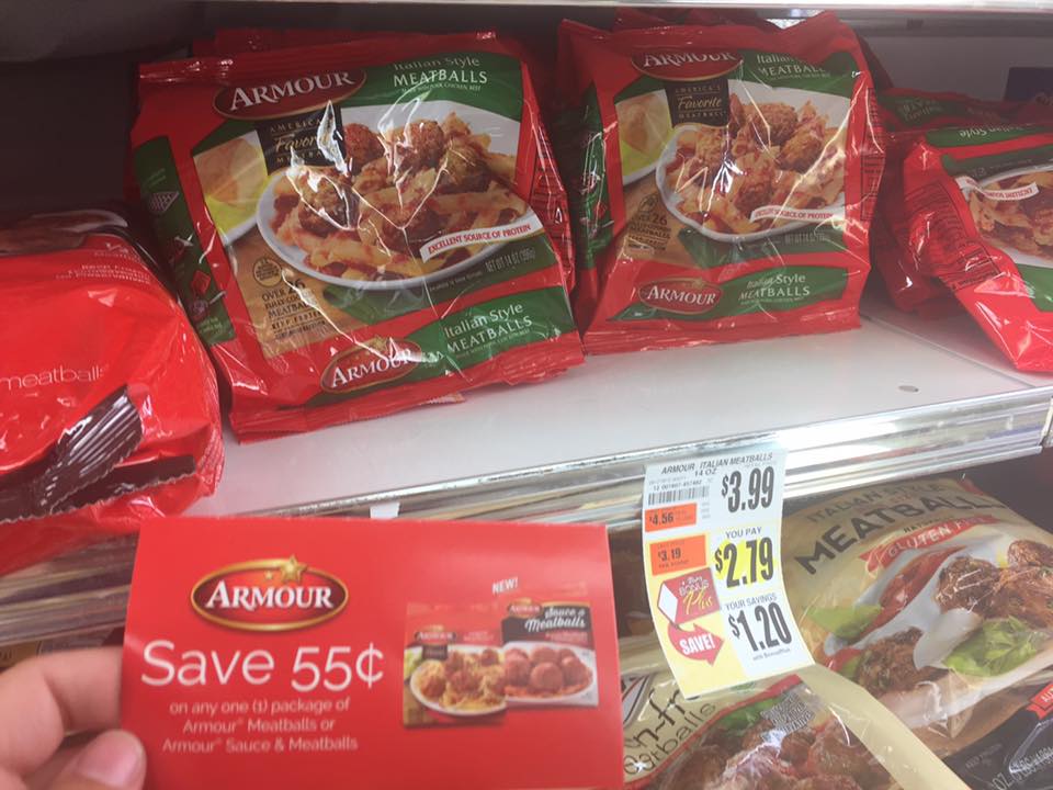 Armour Meatballs At Tops