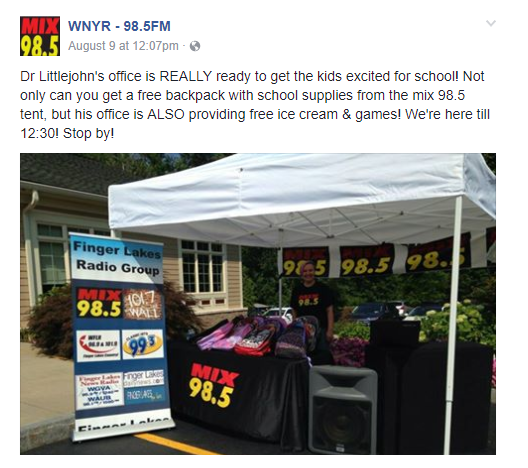 Free Backpack With School Supplies From The Mix 98 5