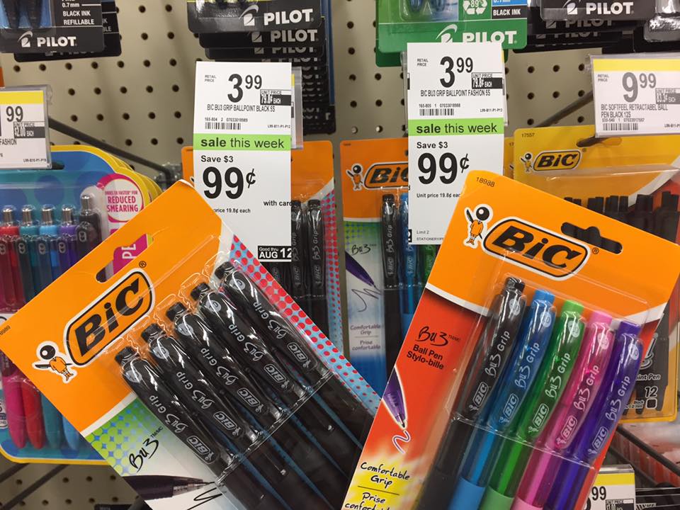 Free Bic Pens At Walgreens