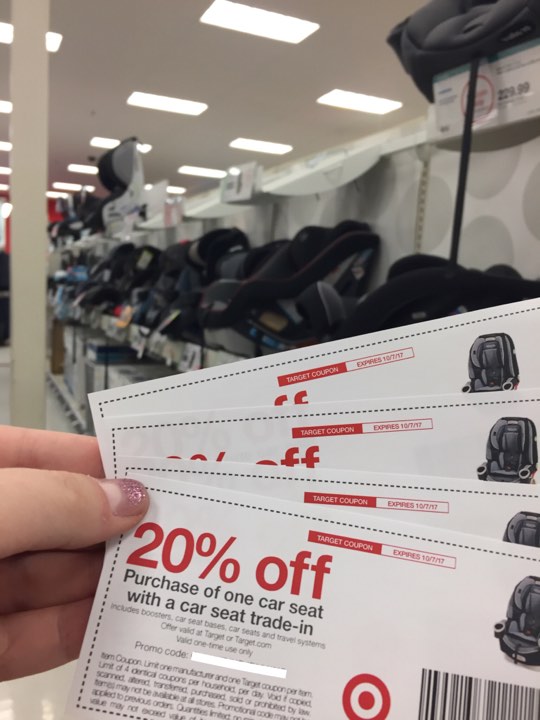 car seat target coupon