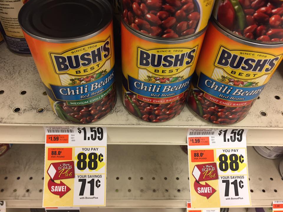 Bush's Beans Deal At Tops