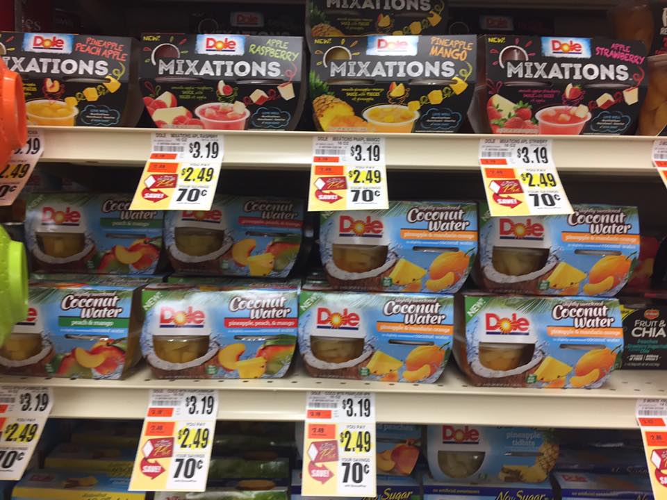Dole Fruit Cups At Tops