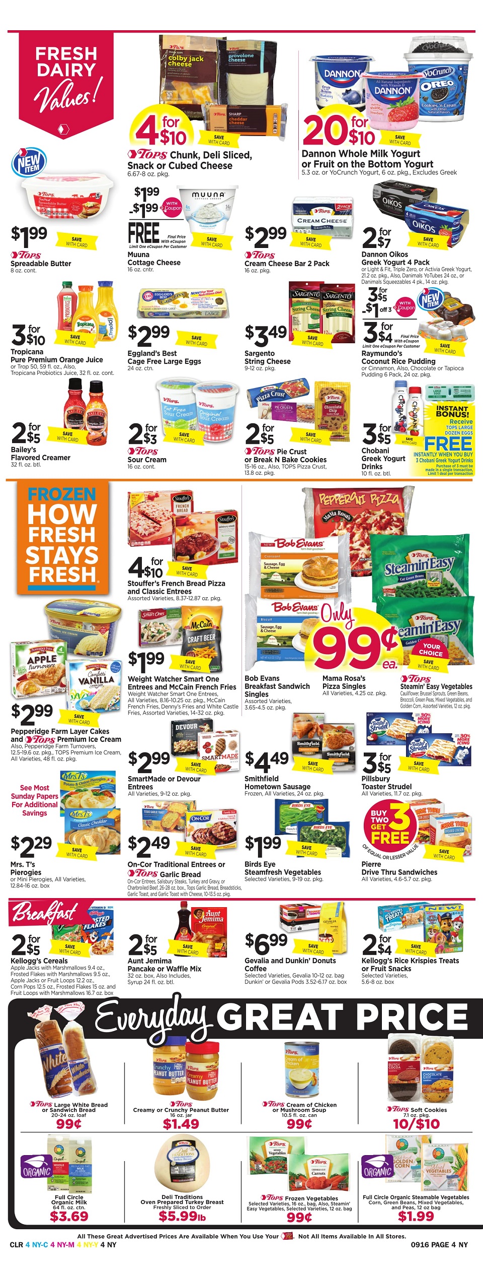 Tops Markets Ad Scan Week Of 9 10 Page 4