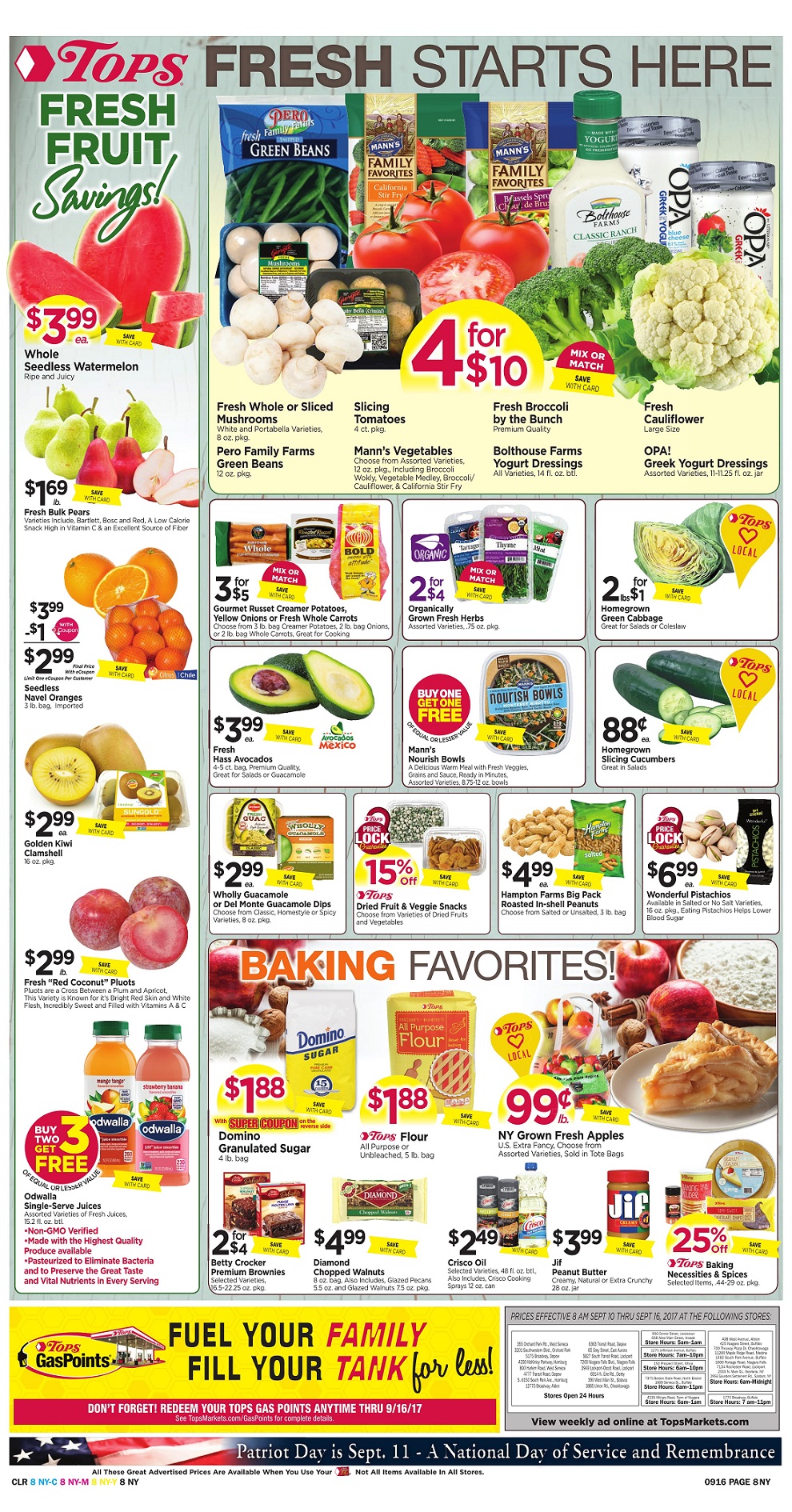 Tops Markets Ad Scan Week Of 9 10 Page 8