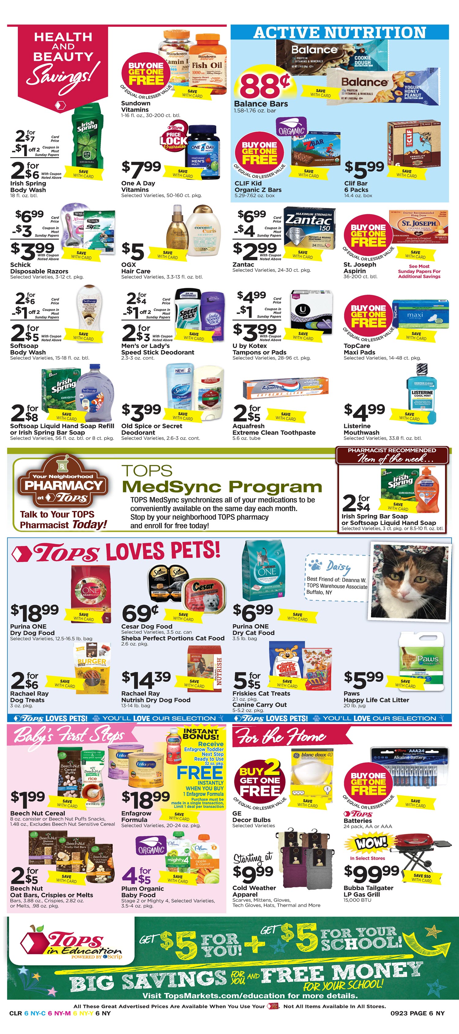Tops Markets Ad Scan Week Of 9 17 Page 6