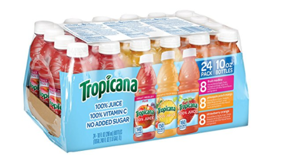 Tropicana 100% Juice 3 Flavor Fruit Blend Variety Pack