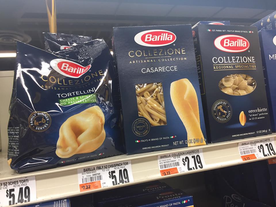 Barilla Collizion Pasta At Tops