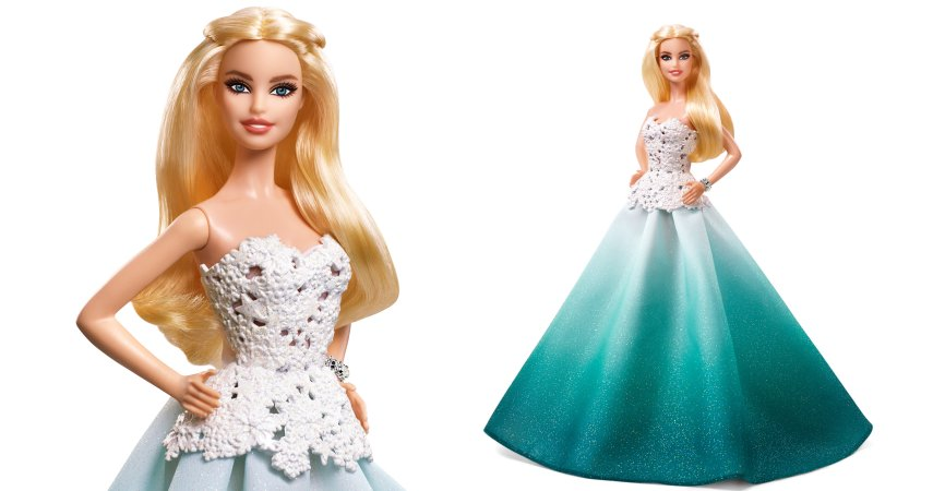 2016 Holiday Barbie Doll At Walmart Under $10