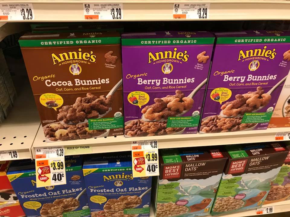 Annie's Organic Cereal At Tops Markets