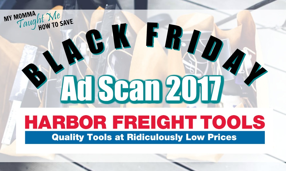 Black Friday Ad Scan 2017 Harbor Freight