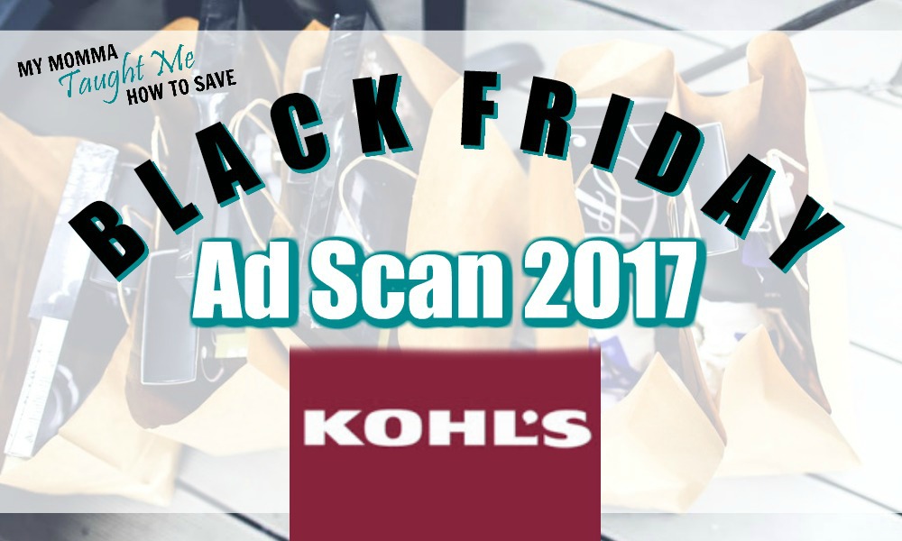 Black Friday Ad Scan Kohls
