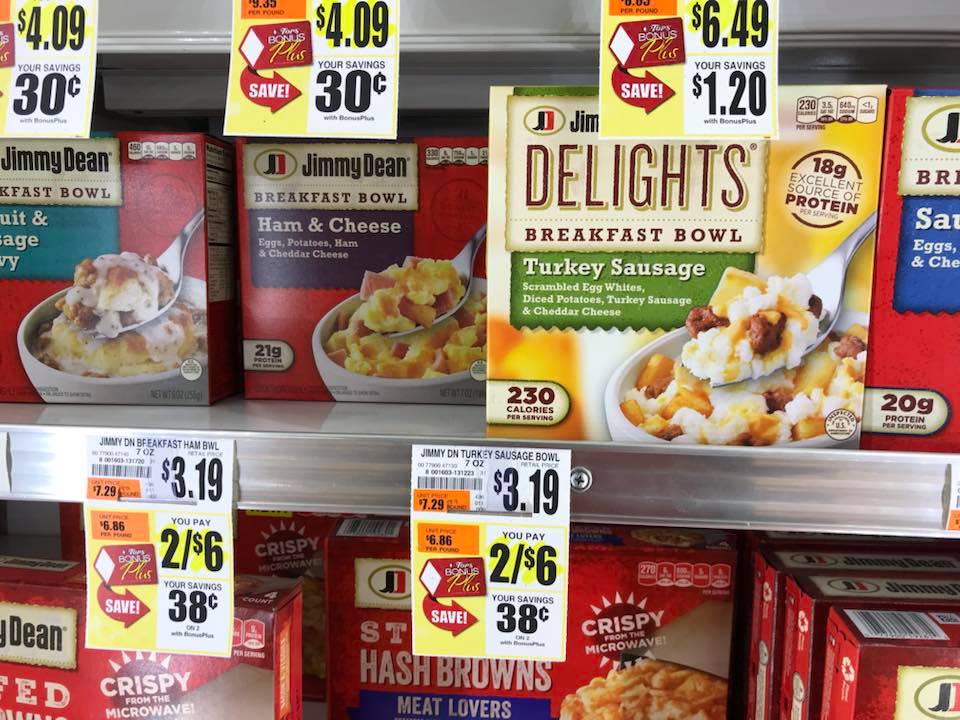 Jimmy Dean Delights And Breakfast Bowls At Tops Markets