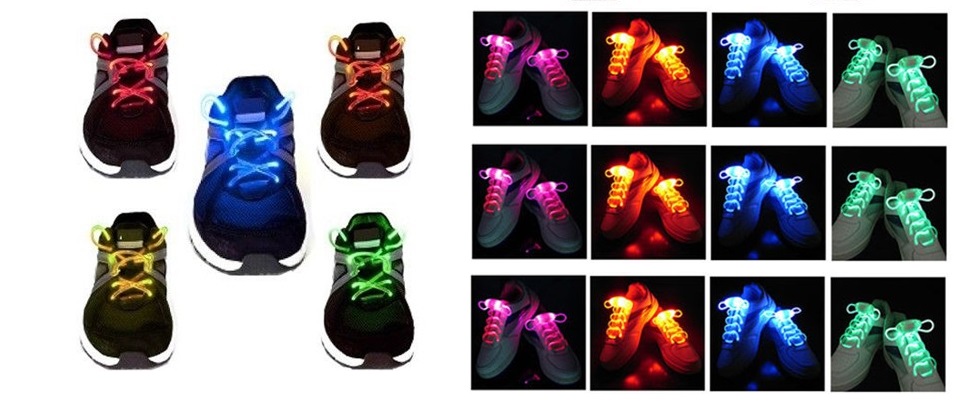 LED Waterproof Light Up Shoelaces
