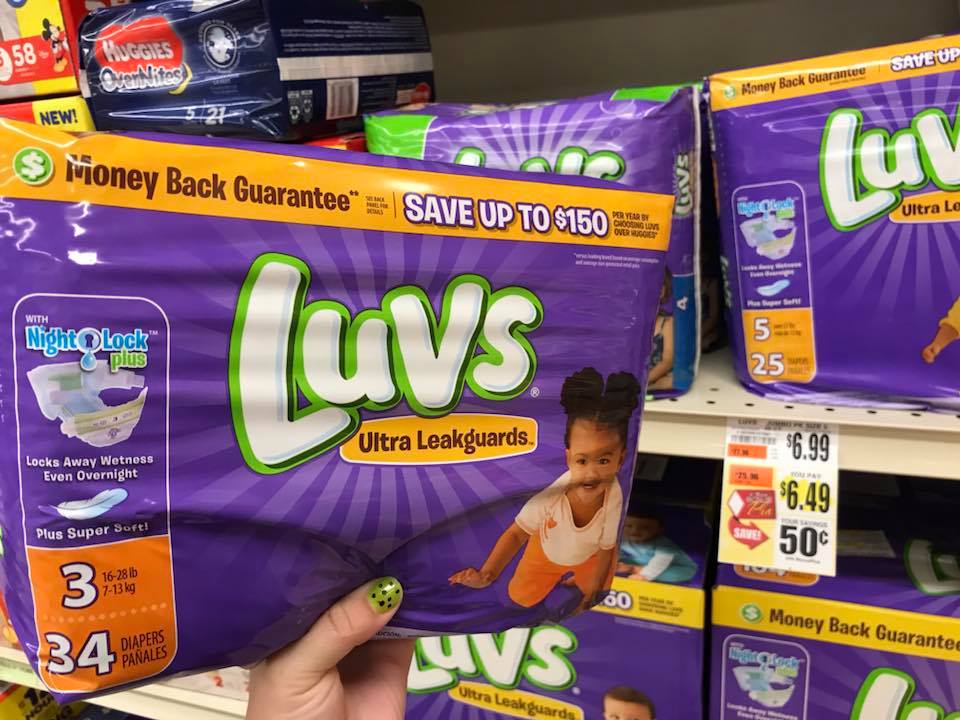 Luvs Diapers At Tops