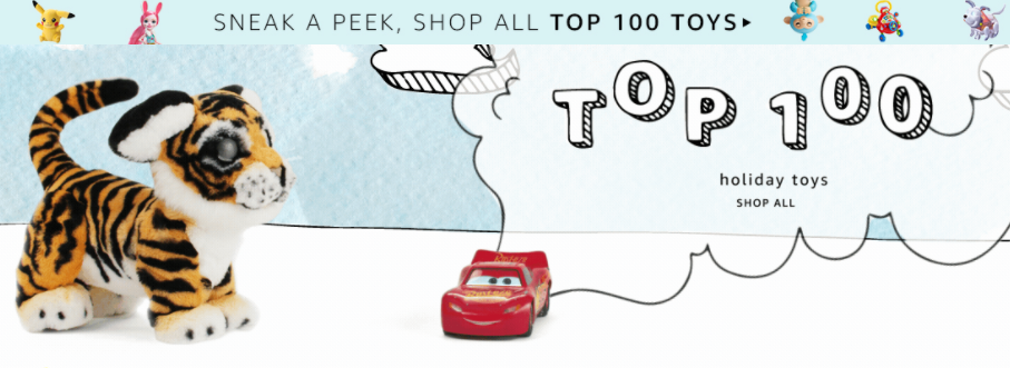 Top 100 Toys List Amazon 2017
