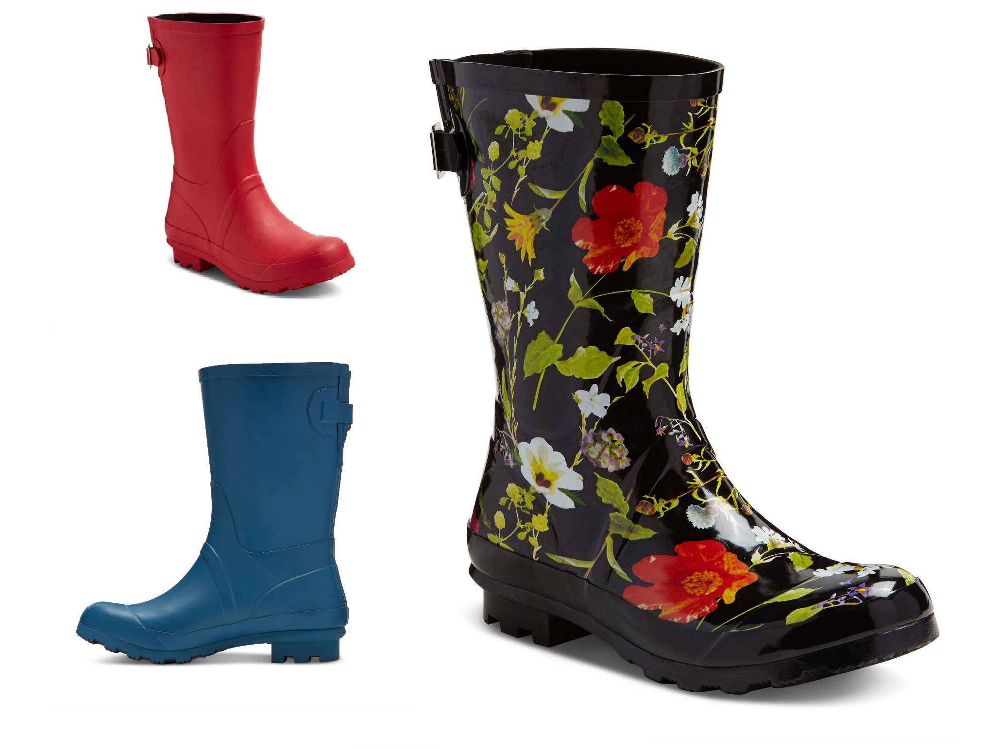 Women's Samantha Mid Calf Rain Boots $19 99