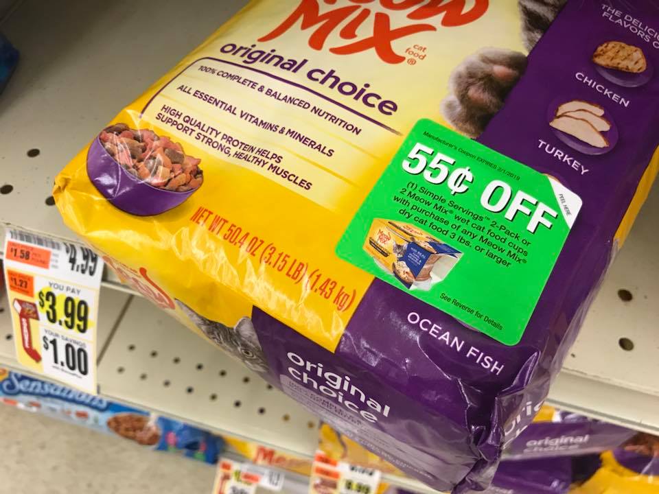 Coupons On Meow Mix At Tops Markets