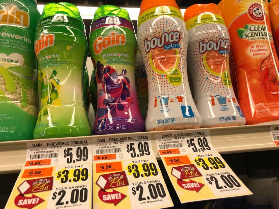 Gain And Bounce Scents At Tops Markets