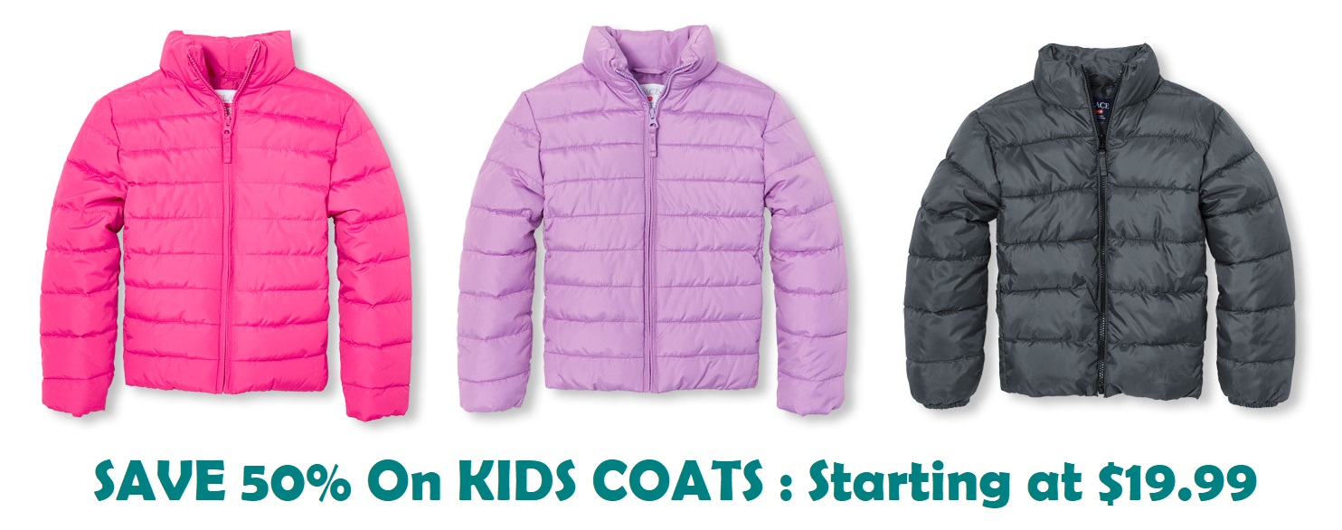 Kids Coats 50% Off Starting At $19 99