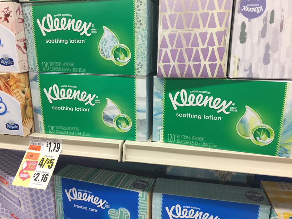 Kleenex Sale At Tops Markets