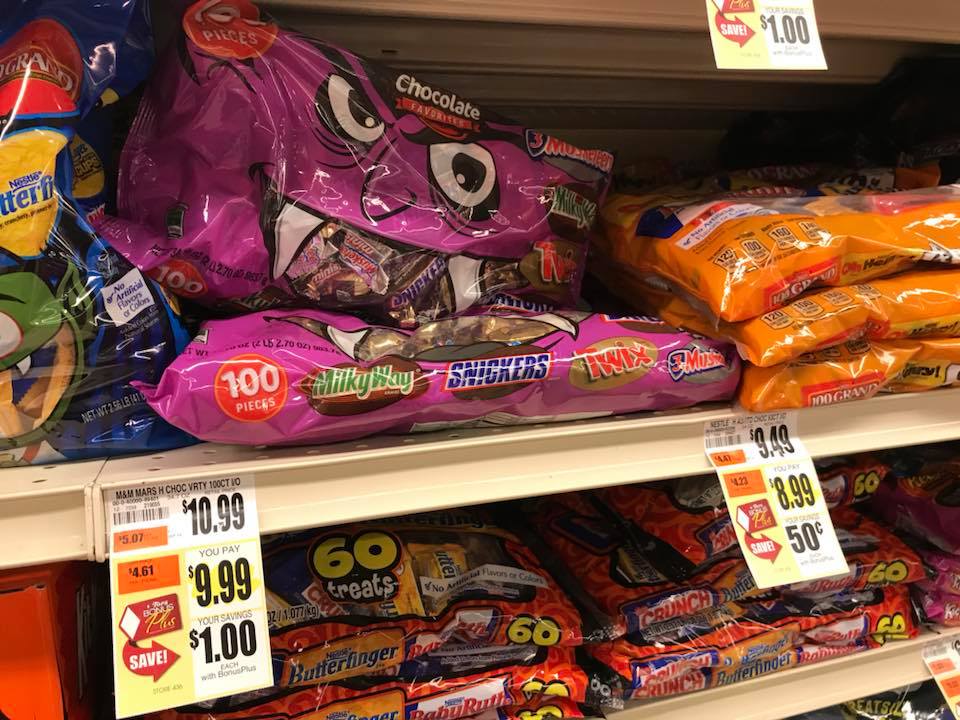 Save on Halloween Value Size Bags Candy at Tops with New $2 Printable Coupon - My Momma Taught Me