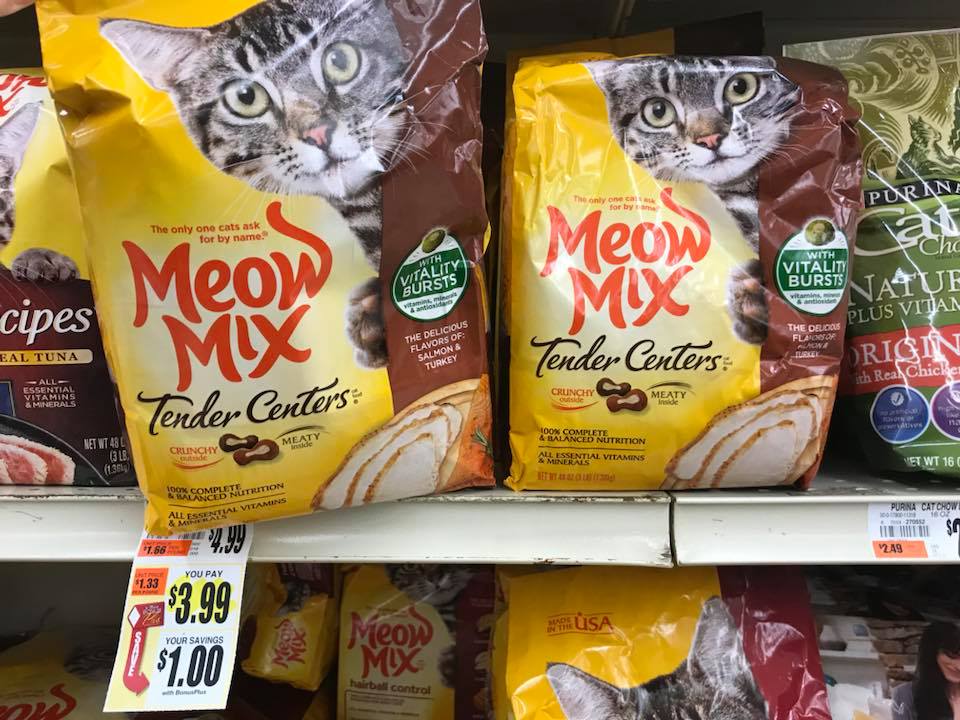 Meow Mix Cat Food Deal At Tops Markets
