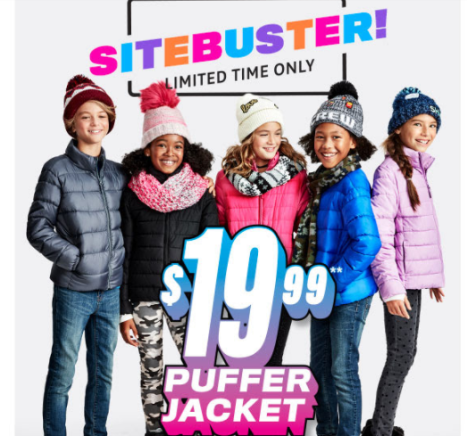 Puffer Jackets Only $19 99