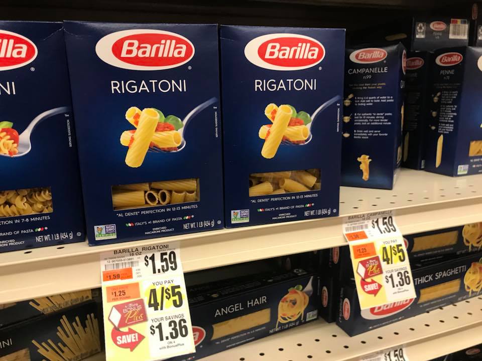 Barilla Pasta At Tops Markets