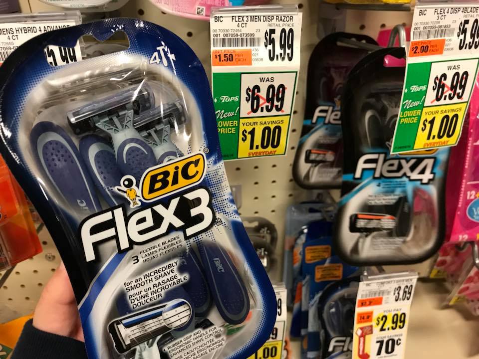 Bic Razor Flex At Tops