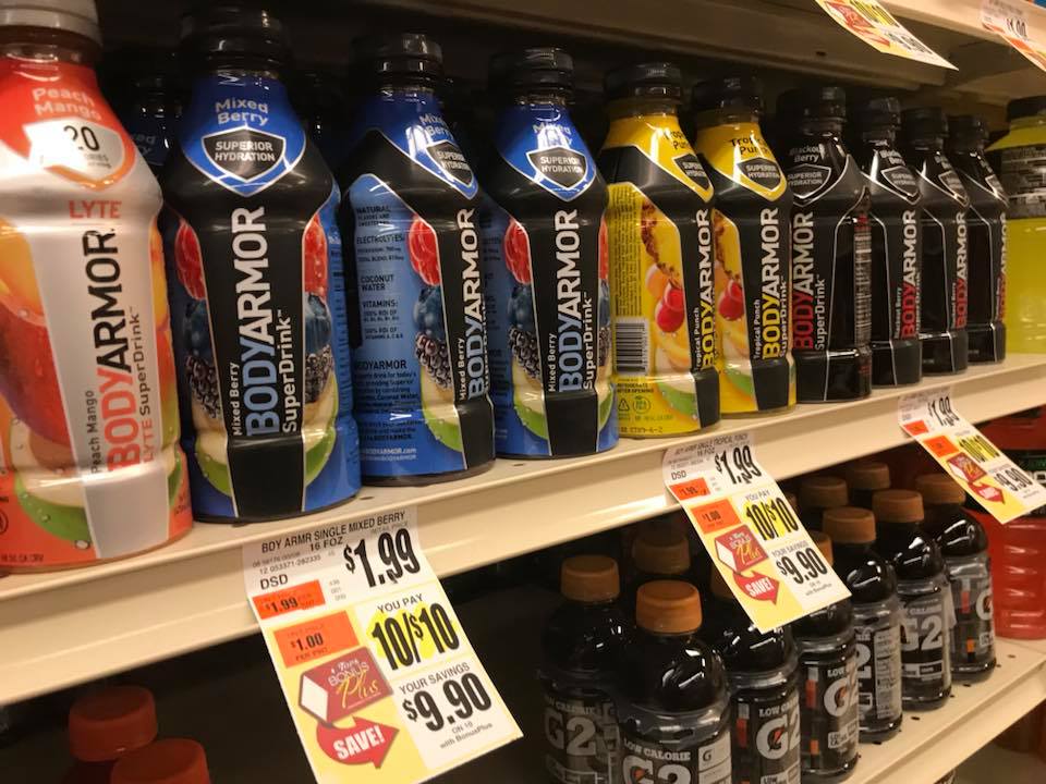 Body Armor Drinks At Tops Markets