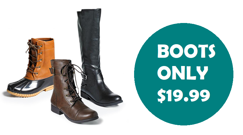 Boots $19 99