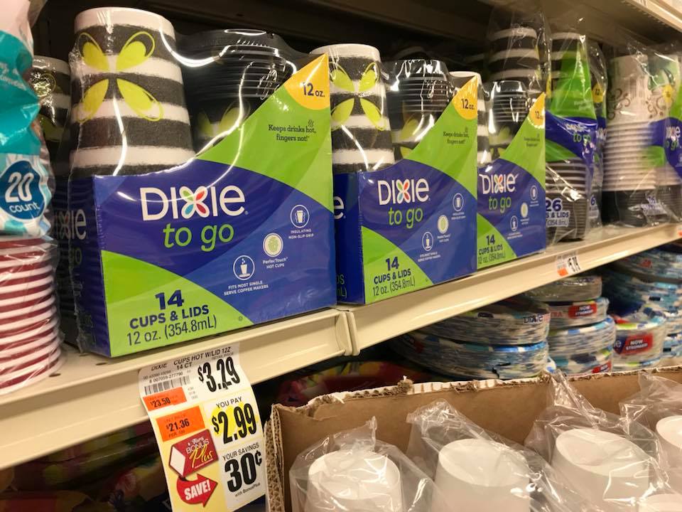 Dixie To Go Cups At Tops