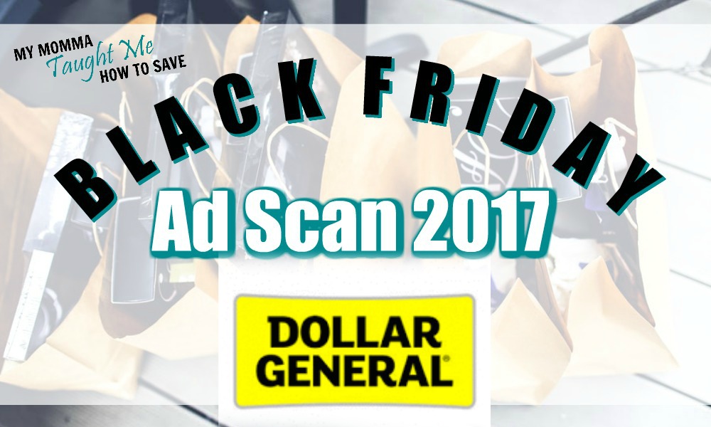 Dollar General Black Friday Ad Scan