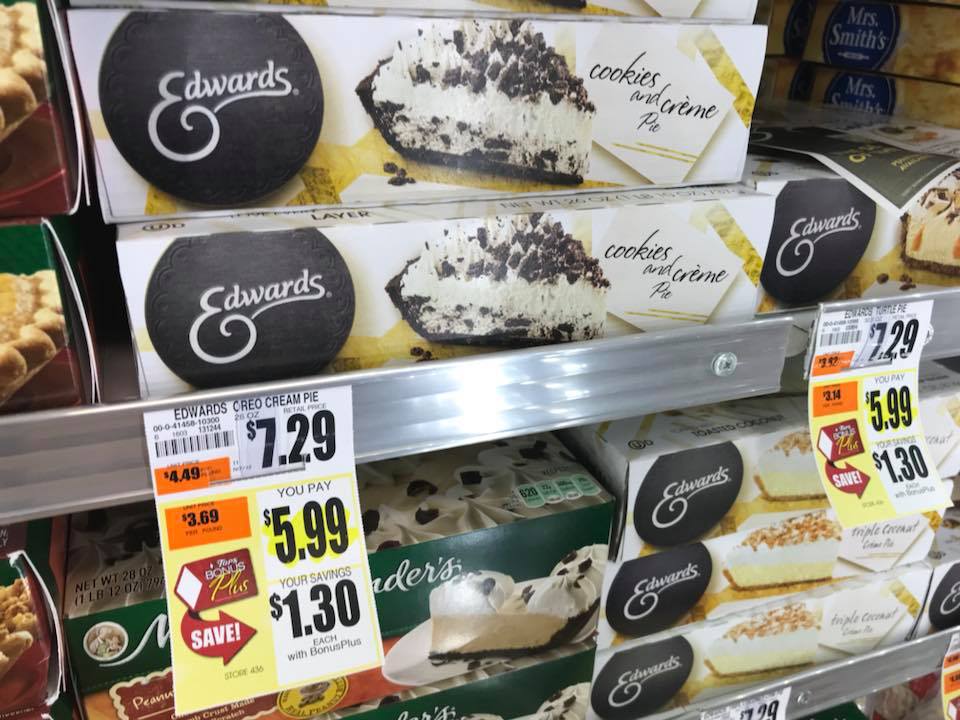 Edwards Pies At Tops Markets