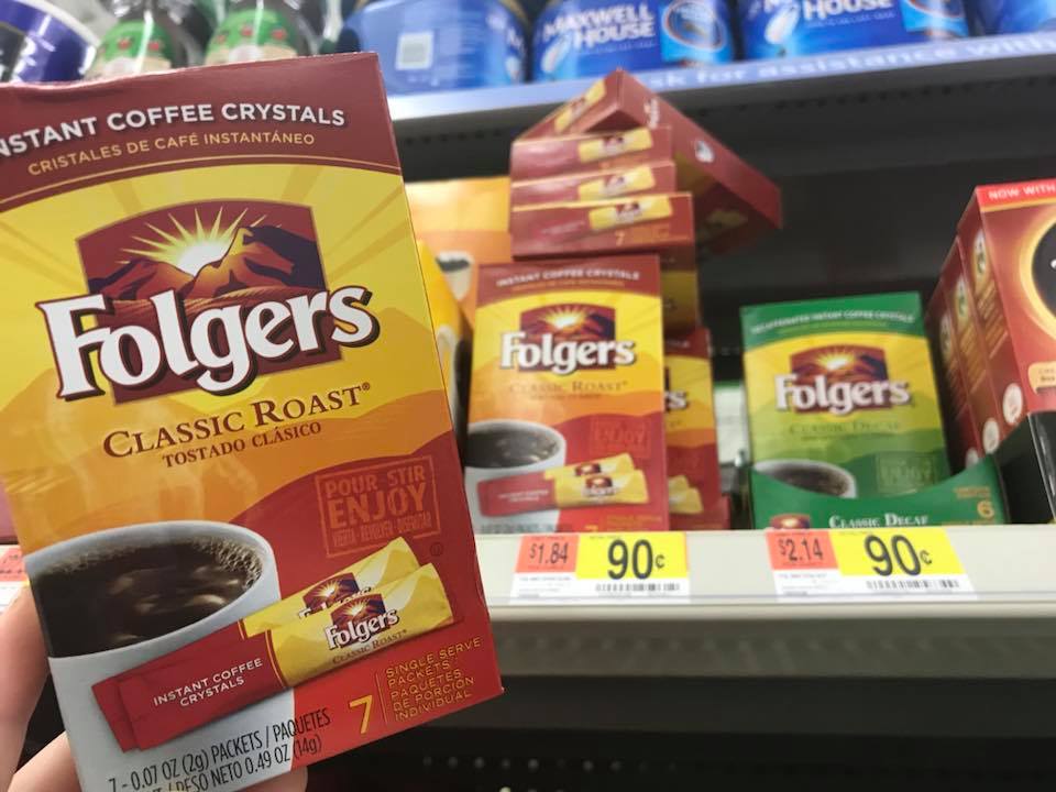 Folgers Singles At Walmart