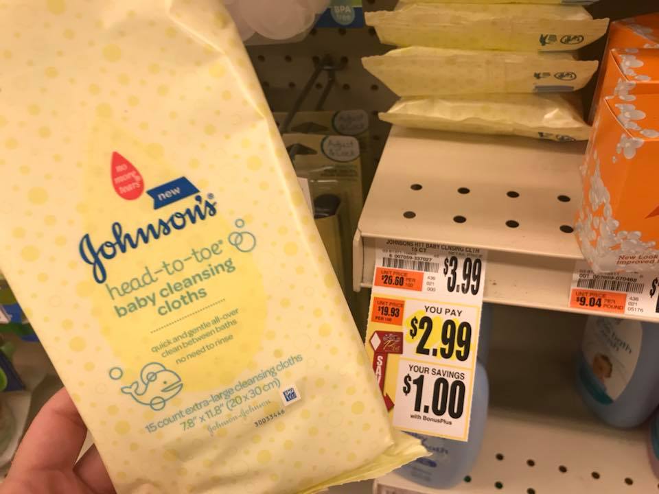 Johnsons Baby Wipes Deal At Tops Markets